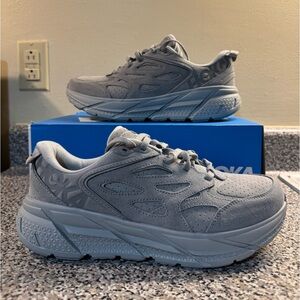 Hoka Gray Athletic Shoes